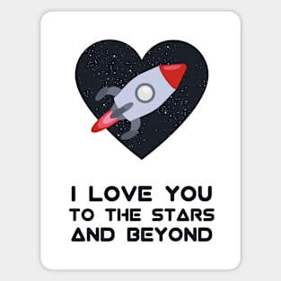 Funny Space Love Quote | Valentine's Day Gift Ideas Magnet